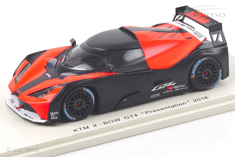 KTM X-Bow GT4 Präsentation 2016 Spark 1:43 S5660 KTM X-Bow GT4 Präsentation 2016 Spark 1:43 S5660
