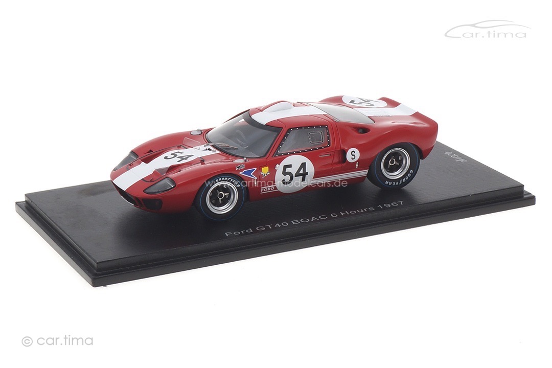 Ford GT40 BOAC 6 Hours 1967 Charlton/Crabbe Spark 1:43 UK008 Ford GT40 BOAC 6 Hours 1967 Charlton/Crabbe Spark 1:43 UK008