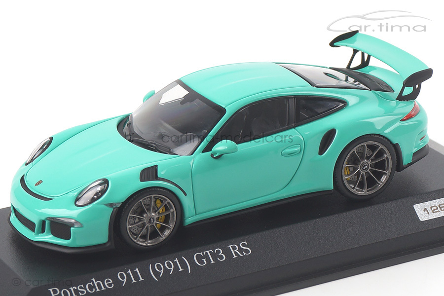 Porsche 911 (991) GT3 RS Mintgrün Minichamps 1:43 CA04316080 Porsche 911 (991) GT3 RS Mintgrün Minichamps 1:43 CA04316080