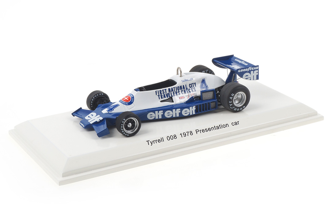 Tyrrell 008 Presentation 1978 Patrick Depailler Reve Collection 1:43 R70111 Tyrrell 008 Presentation 1978 Patrick Depailler Reve Collection 1:43 R70111