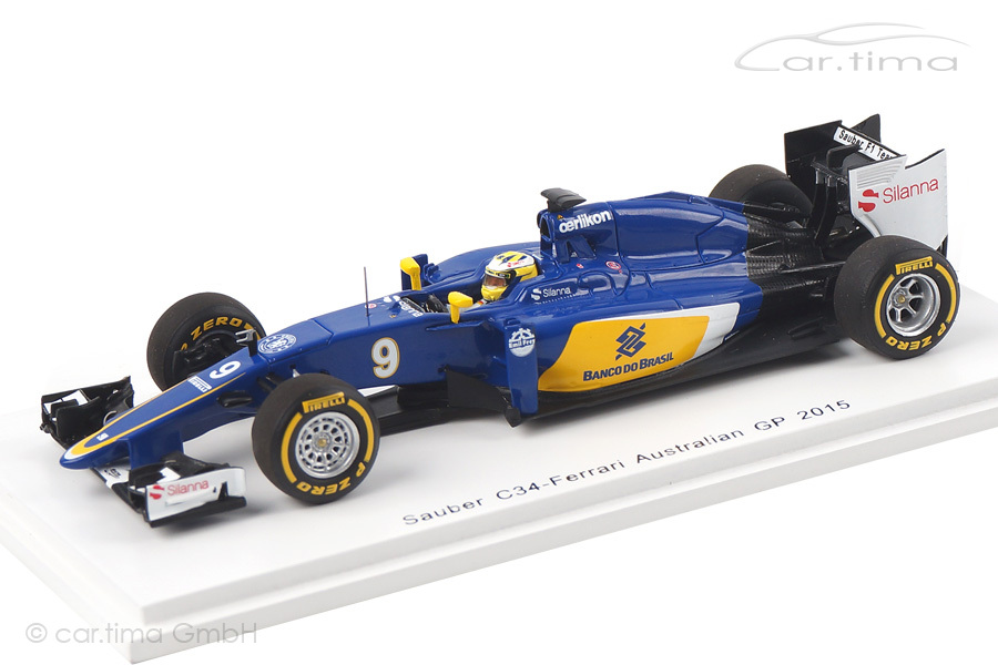 Sauber C34-Ferrari GP Australien 2015 Marcus Ericsson Spark 1:43 S4608 Sauber C34-Ferrari GP Australien 2015 Marcus Ericsson Spark 1:43 S4608