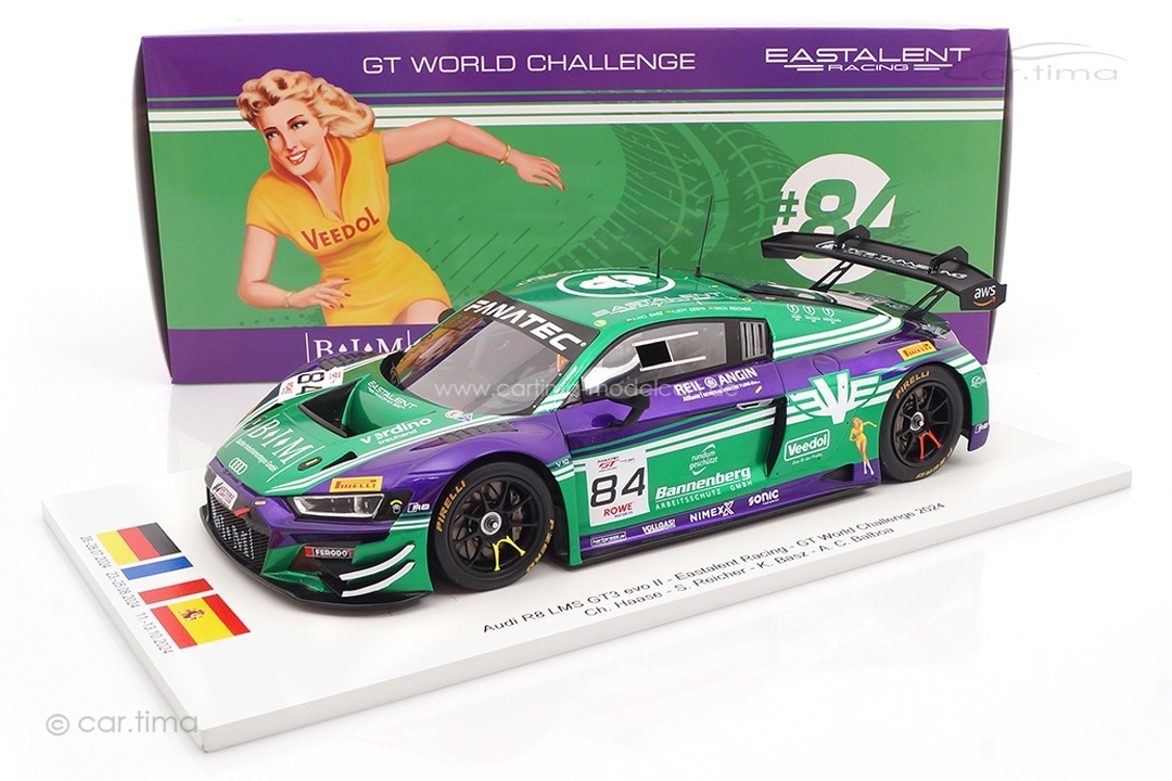 Audi R8 LMS GT3 evo II GT World Challenge 2024 Eastalent Racing Spark 1:18 FF039