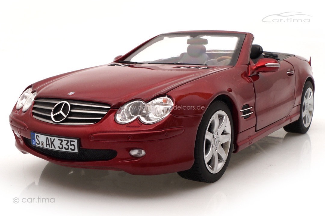 Mercedes-Benz SL 500 2003 rot met. Norev 1:18 183841 Mercedes-Benz SL 500 2003 rot met. Norev 1:18 183841
