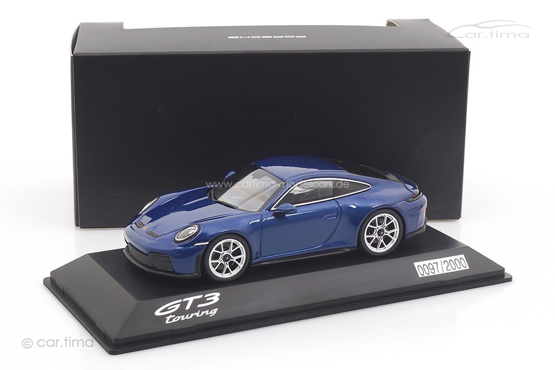 Porsche 911 (992.2) GT3 Touring Enzianblau Spark 1:43 WAP0205210TGT3