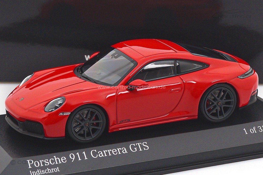 Porsche 911 (992.2) Carrera GTS Indischrot Minichamps 1:43 410064120