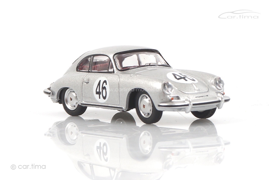 Porsche 356 Coupé #46 silber Schuco 1:64 452032000