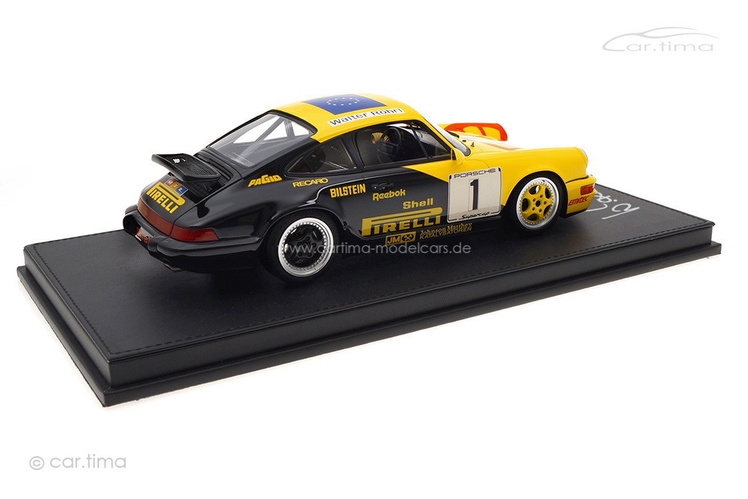 Porsche 911 (964) Supercup Monaco 1993 Originalsignatur Walter Röhrl car.tima 1:18 Porsche 911 (964) Supercup Monaco 1993 Originalsignatur Walter Röhrl car.tima 1:18