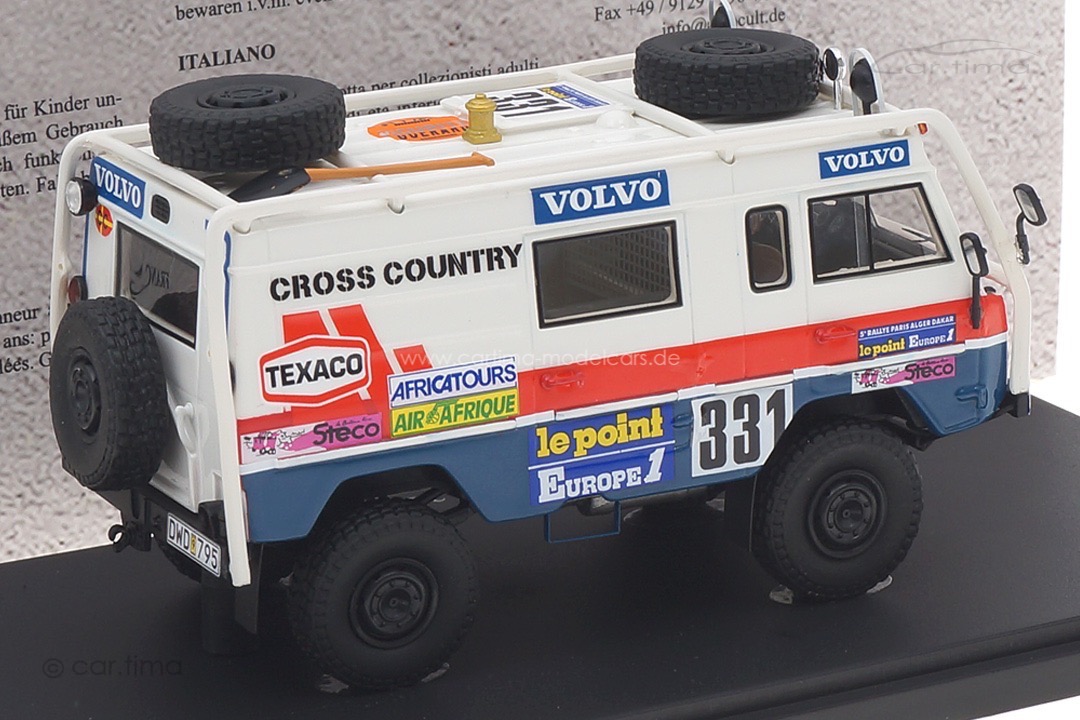 Volvo C-303 Paris-Dakar 1983 weiß/rot/blau autocult 1:43 07022