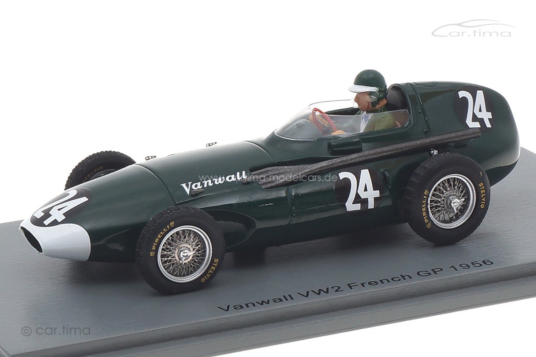 Vanwall VW2 GP Frankreich 1956 Mike Hawthorn Spark 1:43 S7204