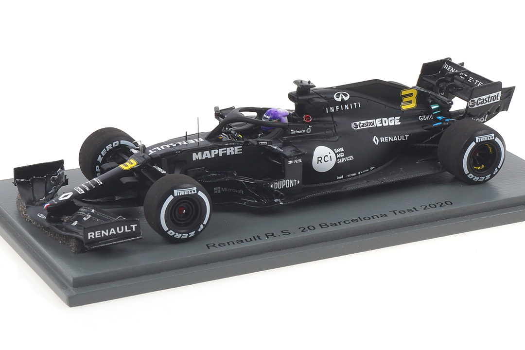 Renault R.S. 20 F1 Test 2020 Daniel Ricciardo Spark 1:43 S6456 Renault R.S. 20 F1 Test 2020 Daniel Ricciardo Spark 1:43 S6456