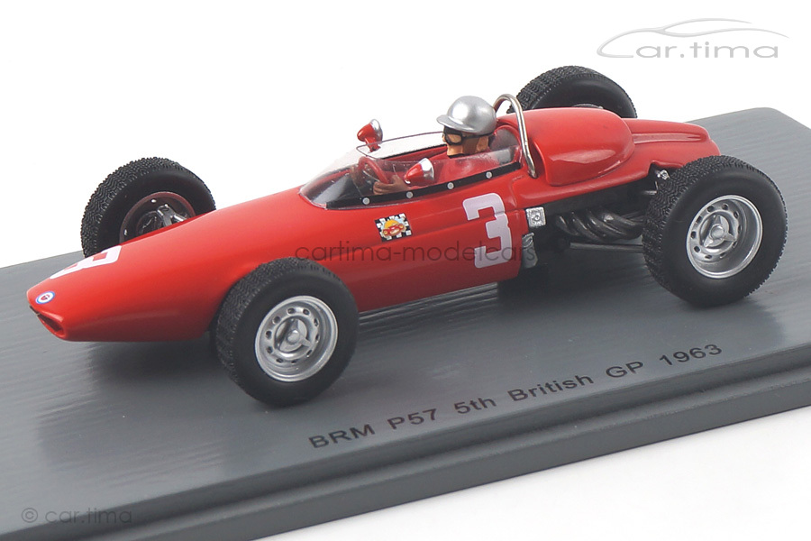 BRM P57 GP Großbritannien 1963 Lorenzo Bandini Spark 1:43 S5270 BRM P57 GP Großbritannien 1963 Lorenzo Bandini Spark 1:43 S5270