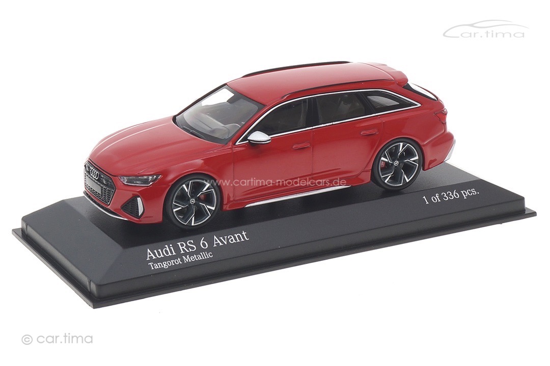 Audi RS6 Avant 2019 Tangorot met. Minichamps 1:43 410018010 Audi RS6 Avant 2019 Tangorot met. Minichamps 1:43 410018010