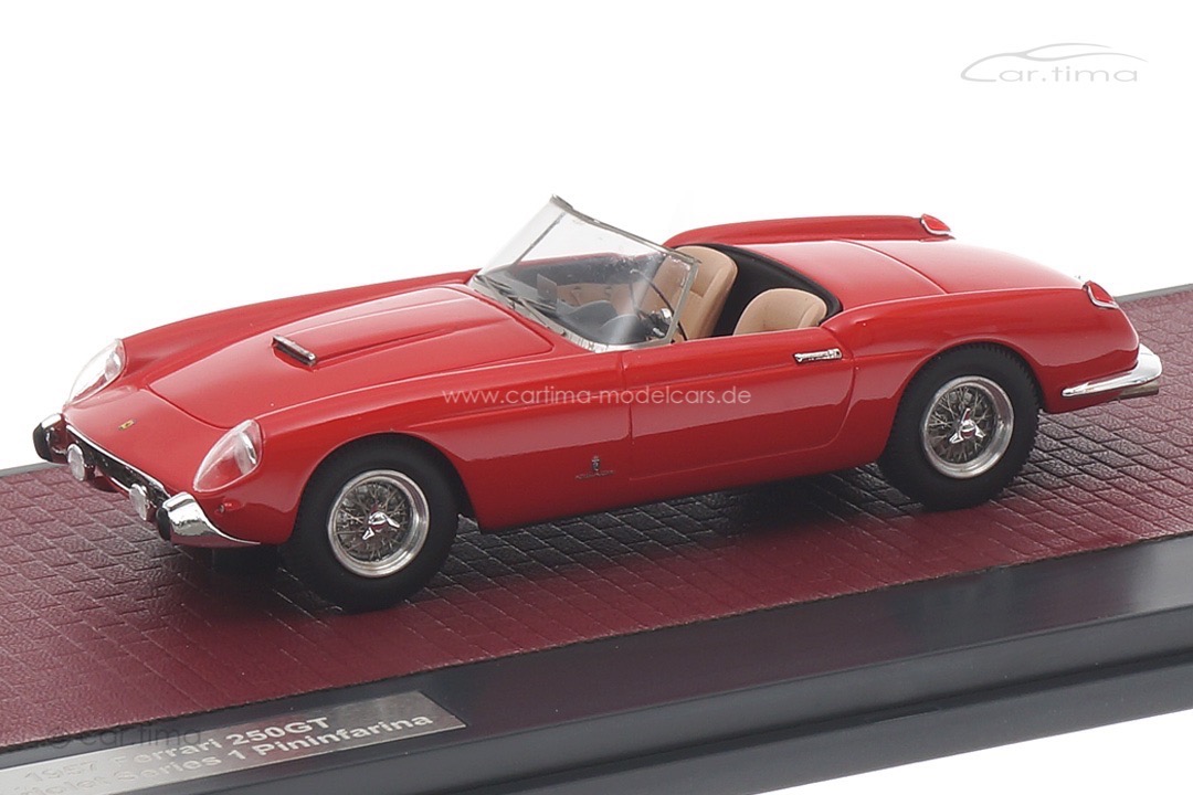 Ferrari 250 GT Cabriolet Series 1 Pininfarina 1957 rot Matrix 1:43 MX40604-071 Ferrari 250 GT Cabriolet Series 1 Pininfarina 1957 rot Matrix 1:43 MX40604-071