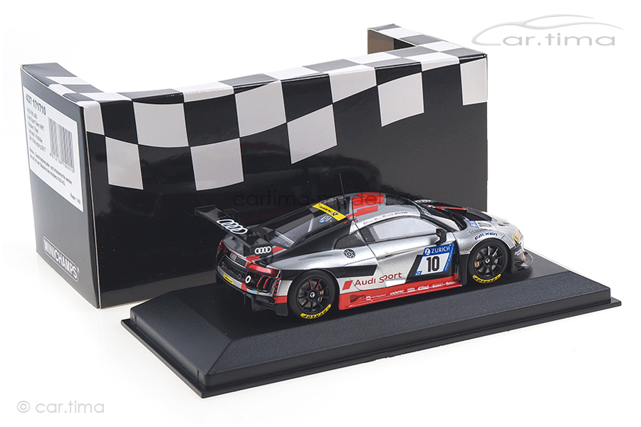Audi R8 LMS 24h Nürburgring 2017 Stippler/Rast/Vervisch Minichamps 1:43 437171710 Audi R8 LMS 24h Nürburgring 2017 Stippler/Rast/Vervisch Minichamps 1:43 437171710