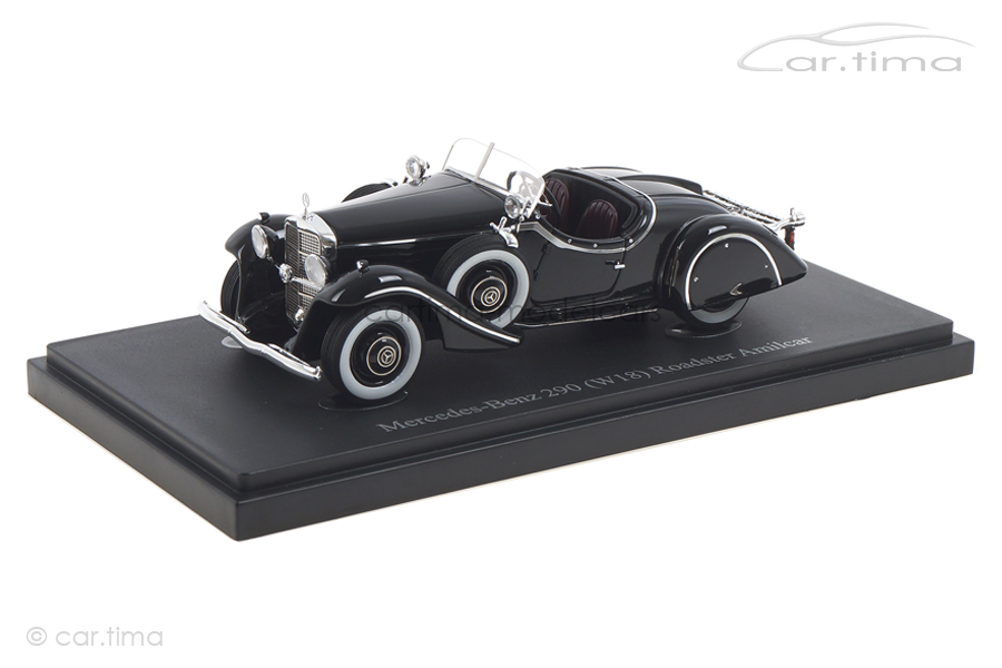 Mercedes-Benz 290 (W18) Roadster Amilcar 1933 schwarz autocult 1:43 05017