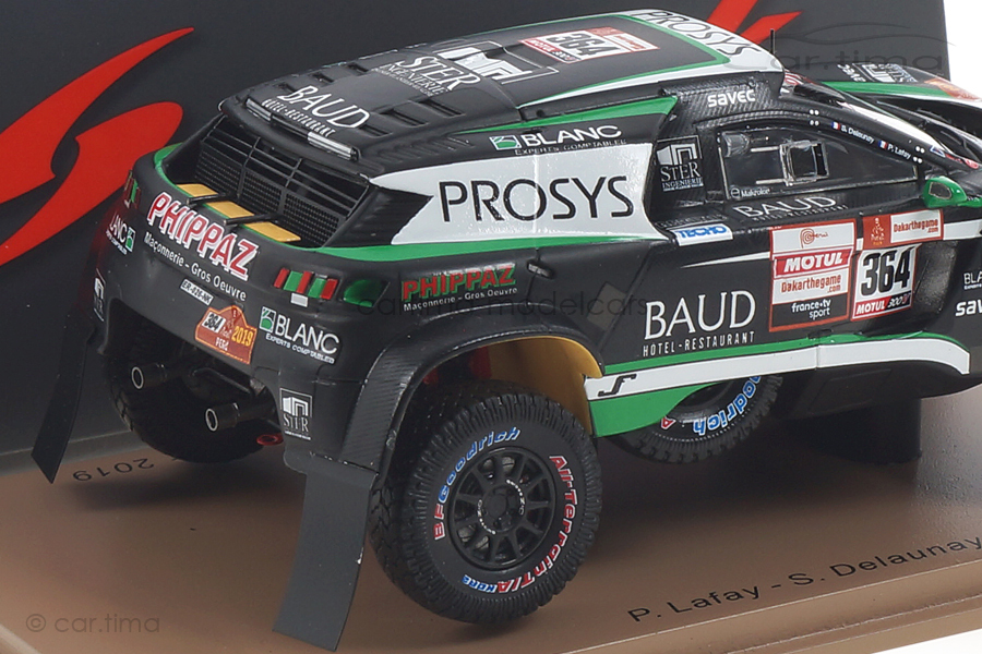 Peugeot 3008 DKR Maxi Dakar Rally 2019 Lafay/Delaunay Spark 1:43 S5630 Peugeot 3008 DKR Maxi Dakar Rally 2019 Lafay/Delaunay Spark 1:43 S5630
