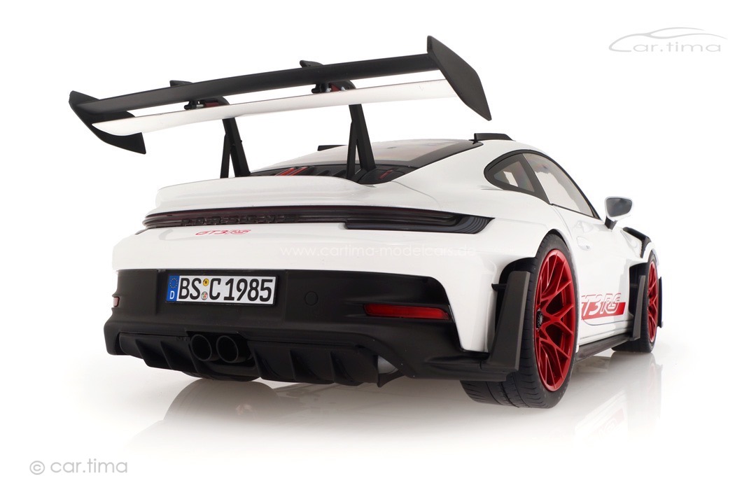 Porsche 911 (992) GT3 RS Weiß/Pyrorot Norev 1:12 127530 Porsche 911 (992) GT3 RS Weiß/Pyrorot Norev 1:12 127530