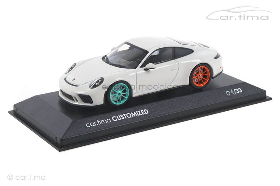 Porsche 911 (991 II) GT3 Touring weiß / Ostern 2020 Minichamps car.tima CUSTOMIZED