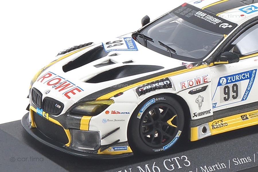 BMW M6 GT3 24h Nürburgring 2017 Basseng/Eng/Martin Minichamps 1:43 437172699