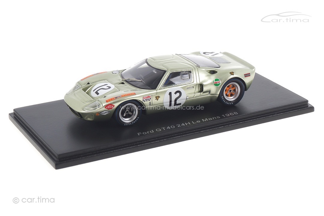 Ford GT40 24h Le Mans 1968 Liddell/Salmon Spark 1:43 S4539 Ford GT40 24h Le Mans 1968 Liddell/Salmon Spark 1:43 S4539