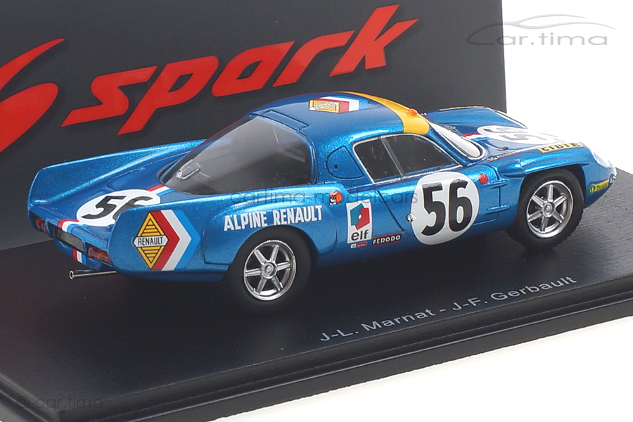 Alpine A210 24h Le Mans 1968 Marnat/Gerbault Spark 1:43 S5474 Alpine A210 24h Le Mans 1968 Marnat/Gerbault Spark 1:43 S5474