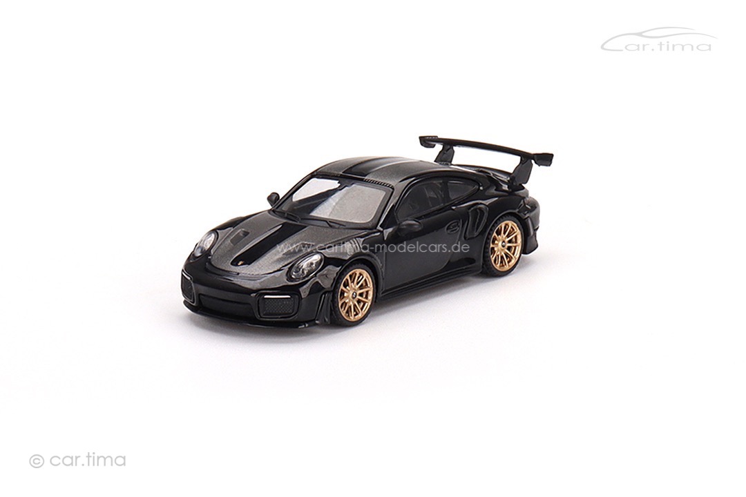Porsche 911 (991) GT2 RS Weissach Paket Schwarz MINI GT 1:64 MGT00401-L