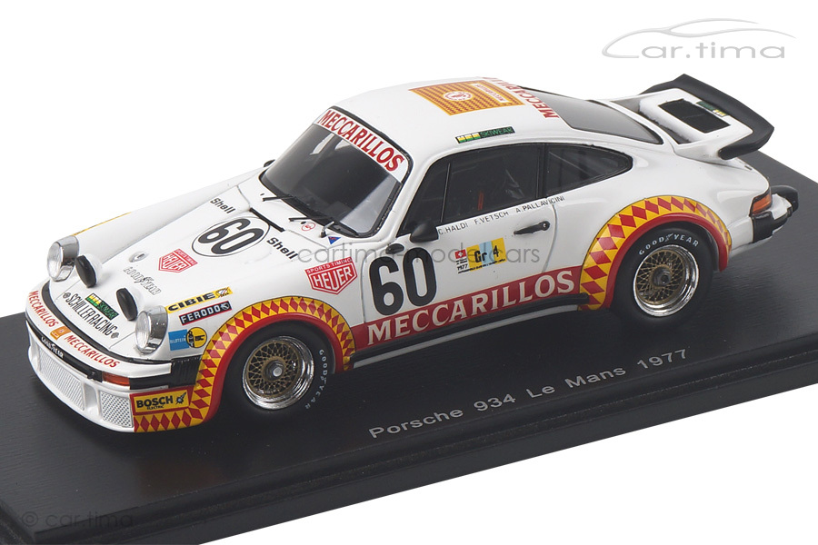 Porsche 934 24h Le Mans 1977 Haldi/Pallavicini/Vetsch Spark 1:43 S4751 Porsche 934 24h Le Mans 1977 Haldi/Pallavicini/Vetsch Spark 1:43 S4751