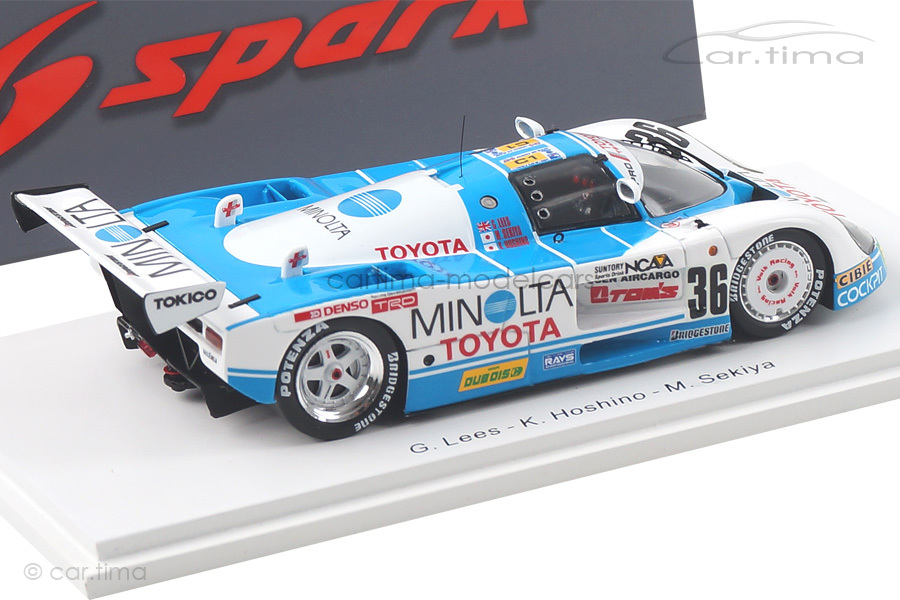 Toyota 88C 24h Le Mans 1988 Hoshino/Lees/Sekiya Spark 1:43 S5242 Toyota 88C 24h Le Mans 1988 Hoshino/Lees/Sekiya Spark 1:43 S5242