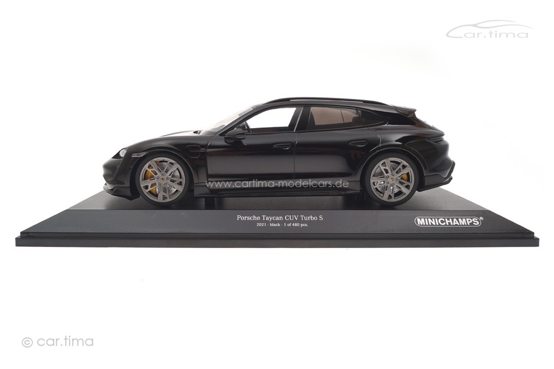 Porsche Taycan Turbo S Cross Turismo 2021 schwarz Minichamps 1:18 155069300