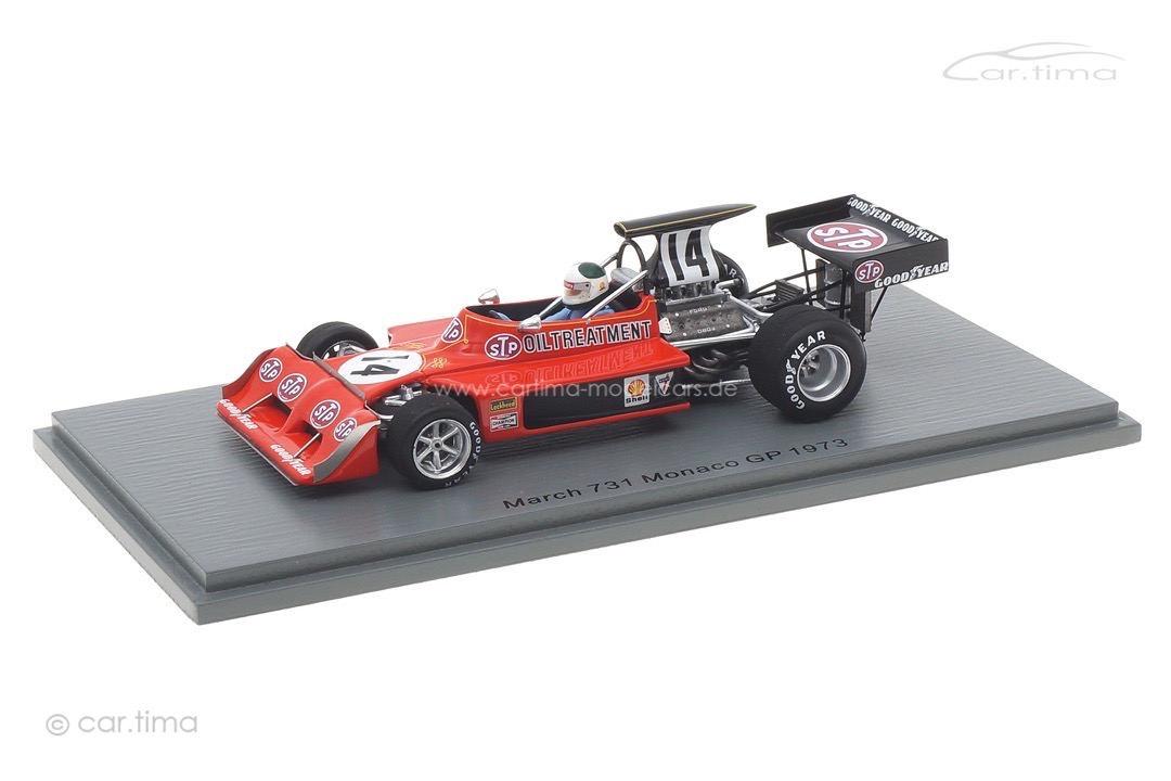 March 731 GP Monaco 1973 Jean-Pierre Jarier Spark 1:43 S7265 March 731 GP Monaco 1973 Jean-Pierre Jarier Spark 1:43 S7265