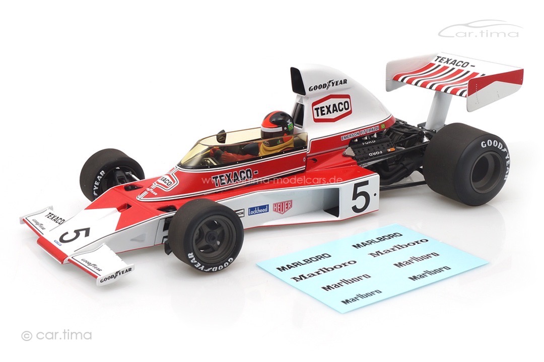 McLaren Ford M23 World Champion 1974 Emerson Fittipaldi Minichamps 1:18 186740005 McLaren Ford M23 World Champion 1974 Emerson Fittipaldi Minichamps 1:18 186740005