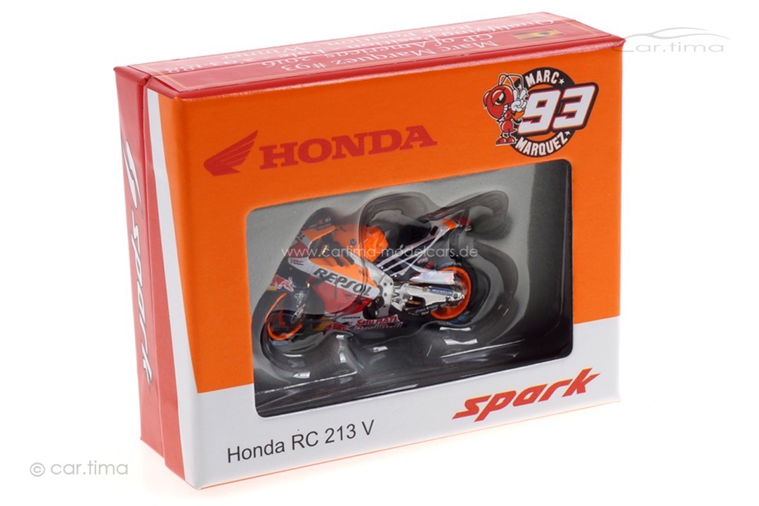 Honda RC 213 V Winner GP USA 2016 Marc Marquez Spark 1:43 M43002