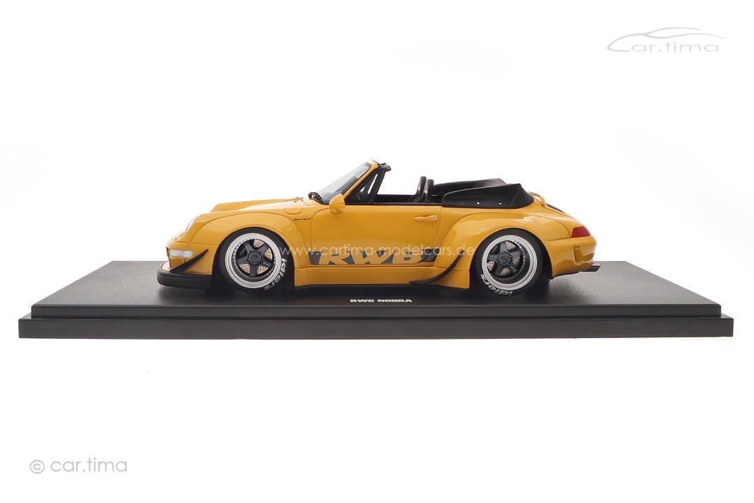 RWB Bodykit Nohra auf Basis Porsche 911 (993) gelb GT Spirit 1:18 GT450 RWB Bodykit Nohra auf Basis Porsche 911 (993) gelb GT Spirit 1:18 GT450