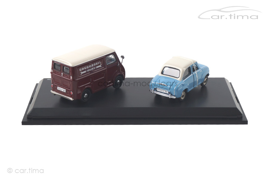 Set Goggomobil Limousine und Transporter Schuco 1:43 450347500 Set Goggomobil Limousine und Transporter Schuco 1:43 450347500