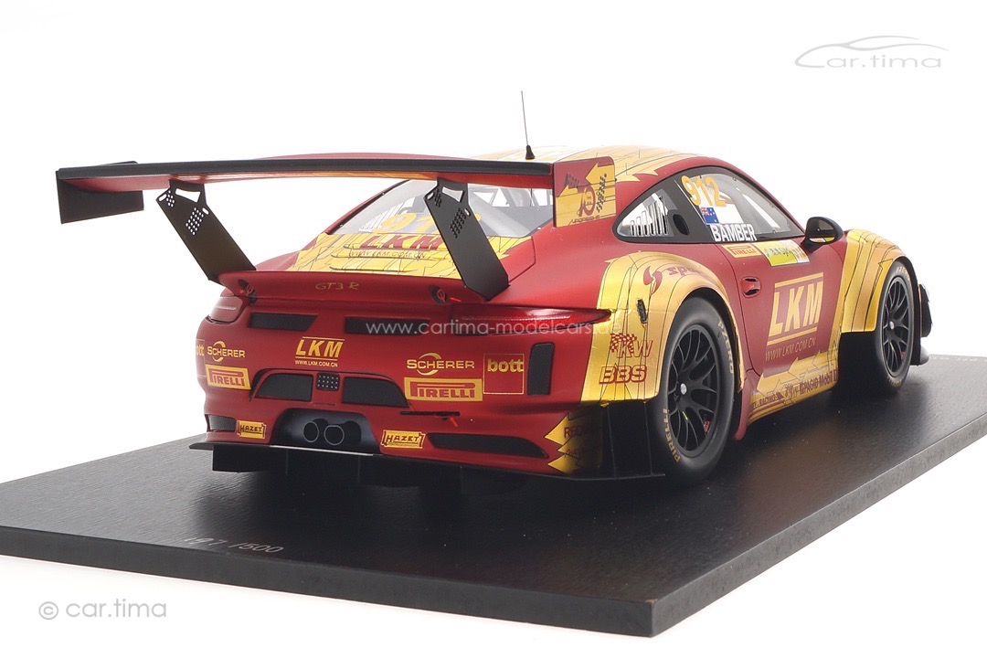 Porsche 911 GT3 R Macau 2018 Manthey Racing Earl Bamber Spark 1:18 18SA020 Porsche 911 GT3 R Macau 2018 Manthey Racing Earl Bamber Spark 1:18 18SA020