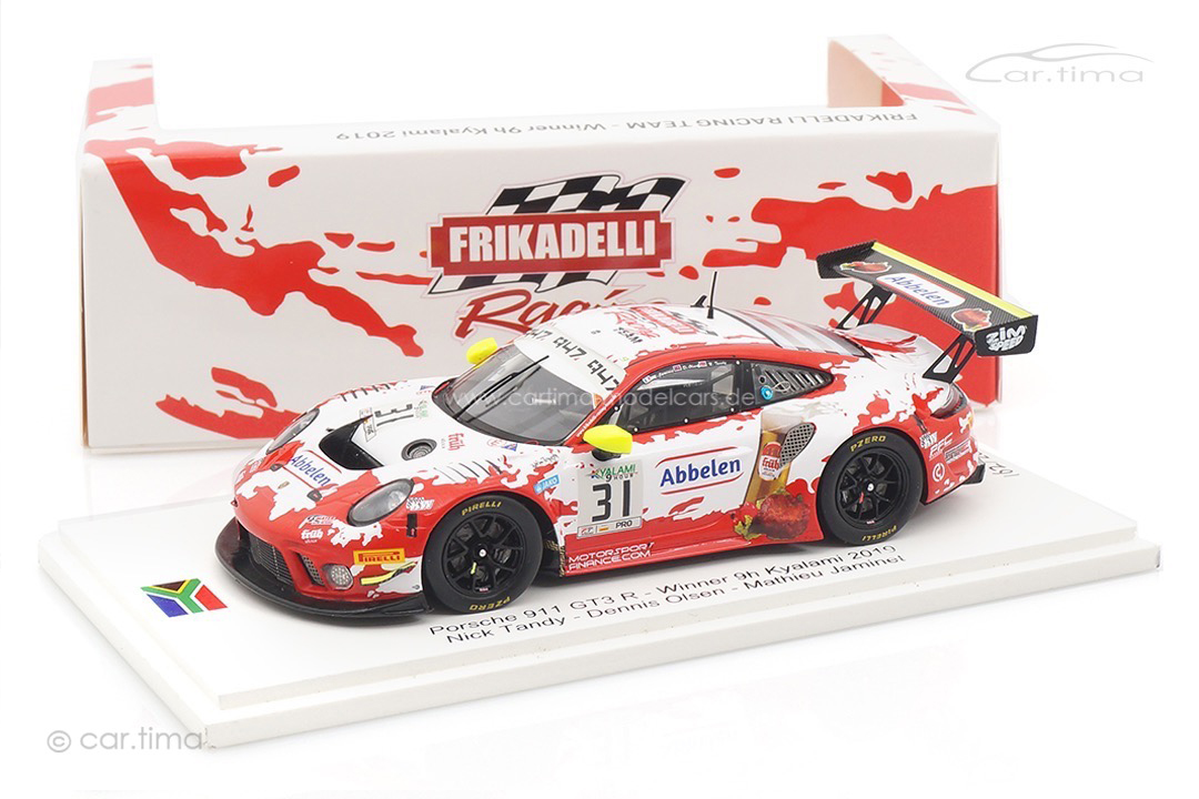 Porsche 911 GT3 R Winner 9h Kyalami 2019 Tandy/Olsen/Jaminet Spark 1:43 FF009
