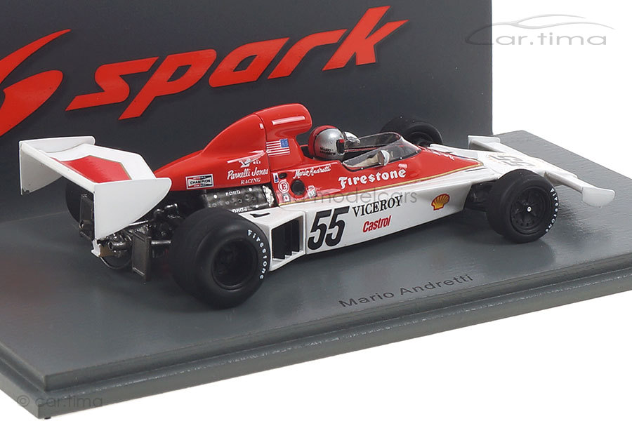 Parnelli VPJ4 GP Kanada 1974 Mario Andretti Spark 1:43 S1890 Parnelli VPJ4 GP Kanada 1974 Mario Andretti Spark 1:43 S1890