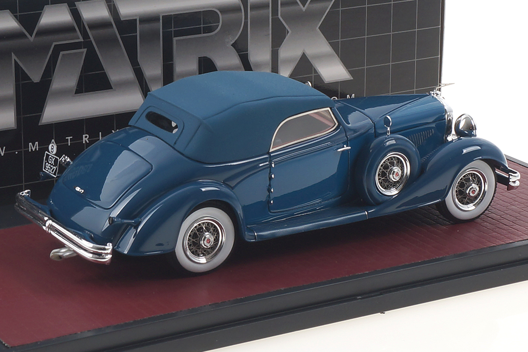 Duesenberg J-519-2548 Cabriolet D´Ieteren blau Matrix 1:43 MX40406-082 Duesenberg J-519-2548 Cabriolet D´Ieteren blau Matrix 1:43 MX40406-082