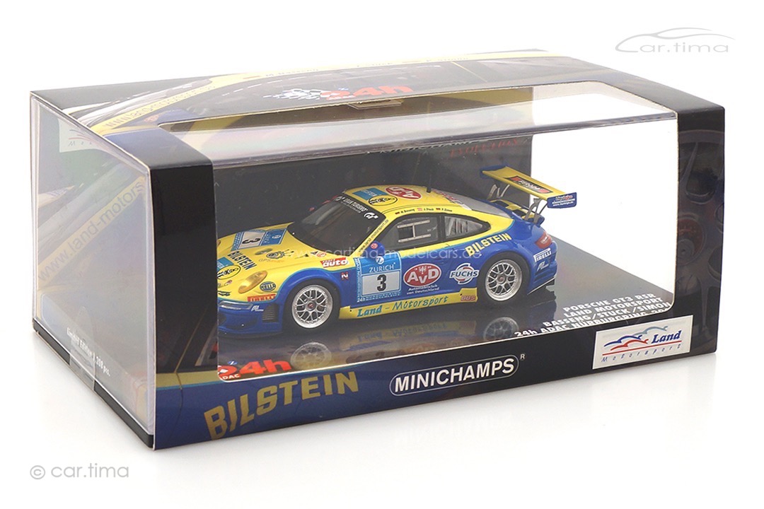 Porsche 911 (996) GT3 RSR 24h Nürburgring 2008 Basseng/Stuck/Simon Minichamps 1:43 437087803