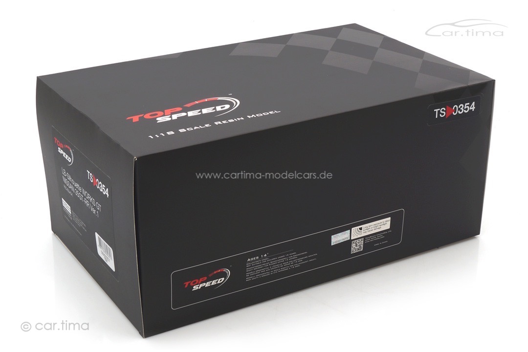 NISSAN 35GT-RR LB-Silhouette Works GT Ver.1 rot/schwarz TopSpeed 1:18 TS0354 NISSAN 35GT-RR LB-Silhouette Works GT Ver.1 rot/schwarz TopSpeed 1:18 TS0354