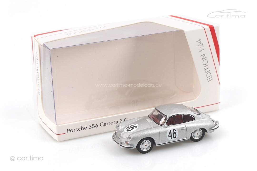 Porsche 356 Coupé #46 silber Schuco 1:64 452032000