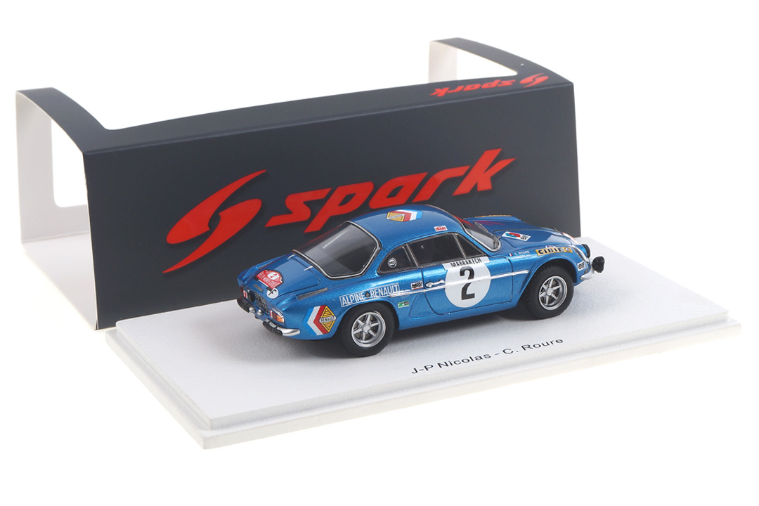 Alpine A110 Rallye Monte Carlo 1971 Nicolas/Roure Spark 1:43 S6108 Alpine A110 Rallye Monte Carlo 1971 Nicolas/Roure Spark 1:43 S6108