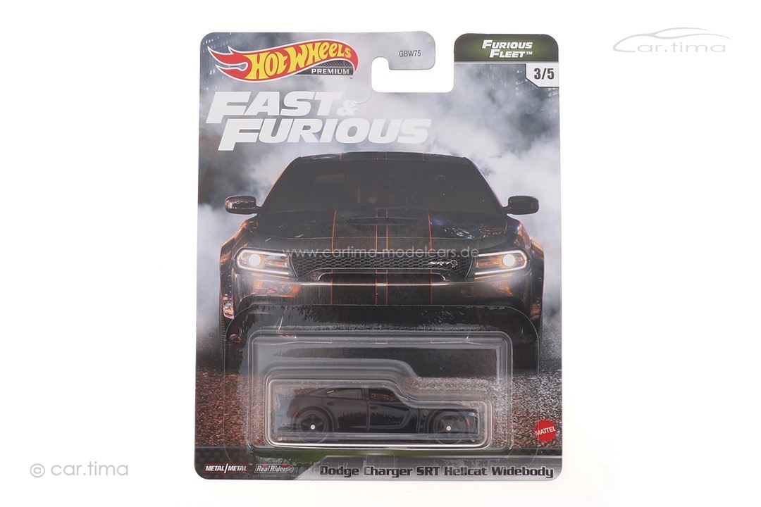 Fast & Furious Premium 5 Car-Set Furious Fleet Hot Wheels 1:64 GBW75-979N