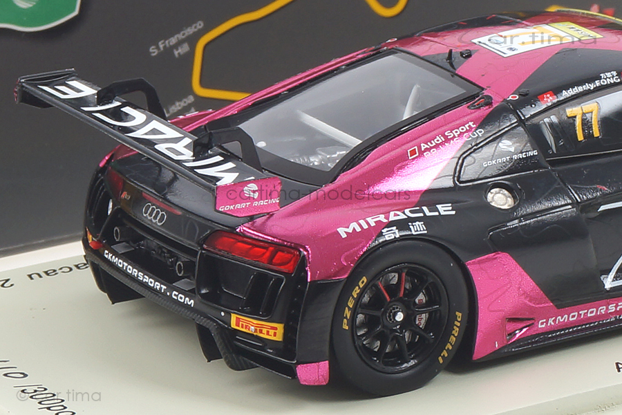 Audi R8 LMS Macau 2018 Adderly Fong Spark 1:43 SA171 Audi R8 LMS Macau 2018 Adderly Fong Spark 1:43 SA171