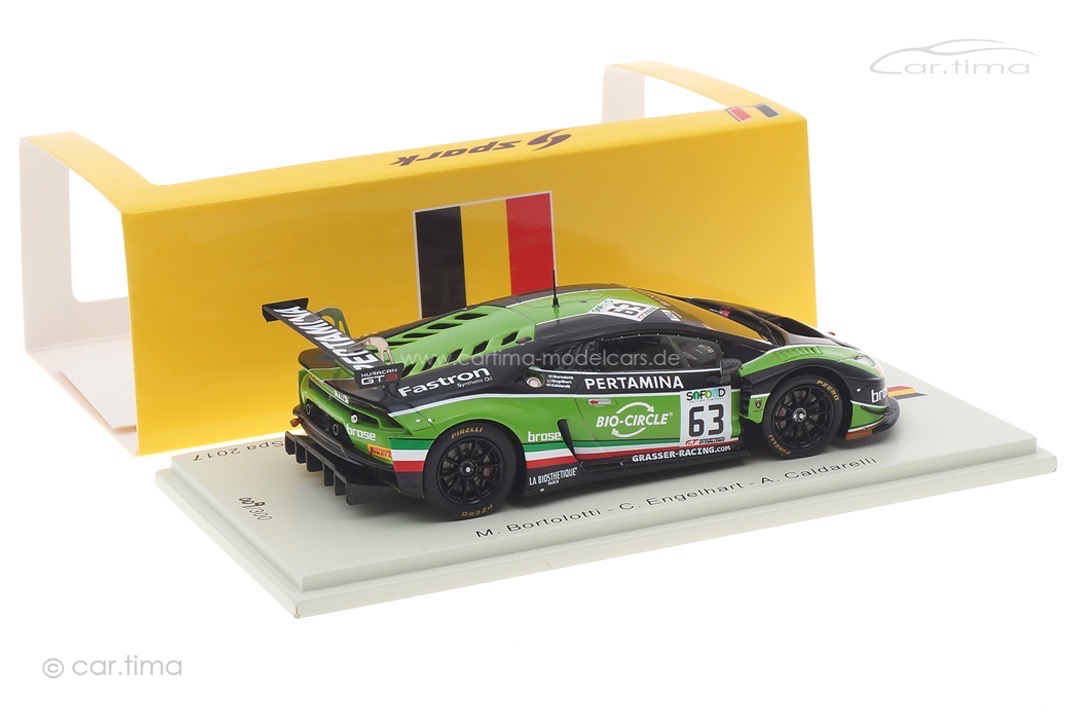 Lamborghini Huracán GT3 24h Spa 2017 Bortolotti/Engelhart/Caldarelli Spark 1:43 SB297