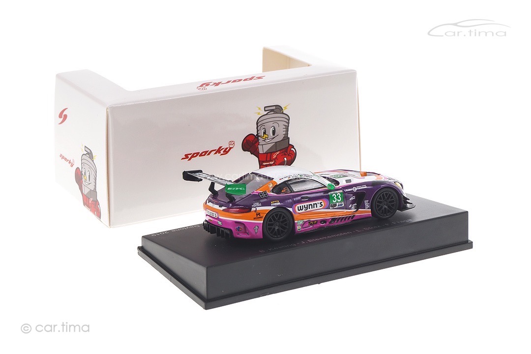 Mercedes-AMG GT3 24h Daytona 2019 Bleekemolen/Fraga/Keating/Stolz Spark 1:64 Y185