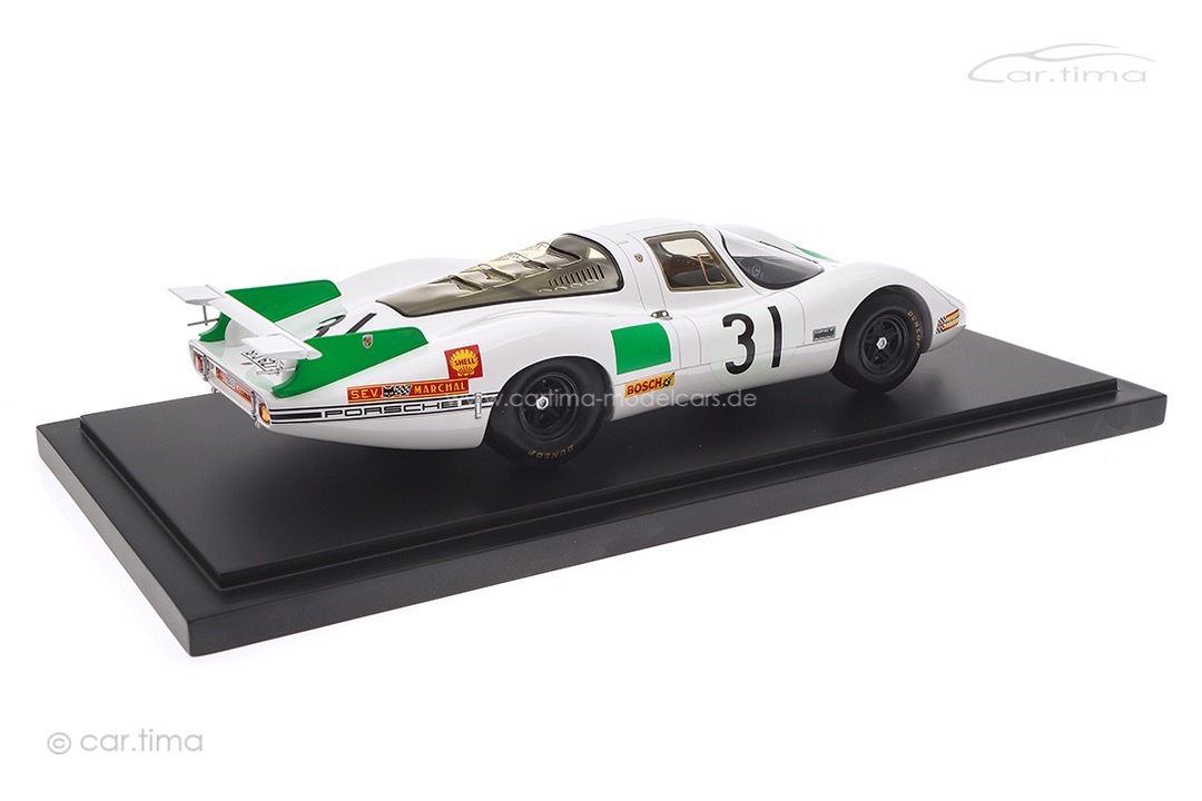 Porsche 908 24h Le Mans 1968 Herrmann/Siffert Originalsignatur Hans Herrmann Spark 1:18 18S517-SIGN