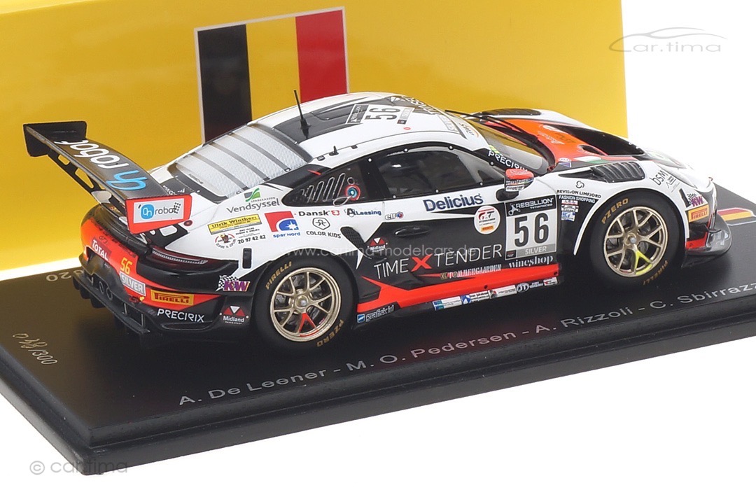 Porsche 911 GT3 R 24h Spa 2020 De Leener/Pedersen/Rizzoli Spark 1:43 SB406