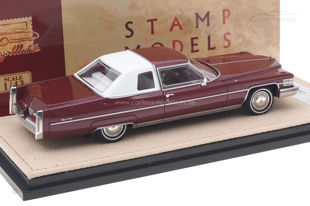 Cadillac Coupe Deville Cranberry met. Stamp Models 1:43 STM74601