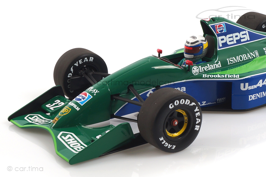 Jordan Ford 191 Japan GP 1991 Alessandro Zanardi Minichamps 1:18 110910332 Jordan Ford 191 Japan GP 1991 Alessandro Zanardi Minichamps 1:18 110910332